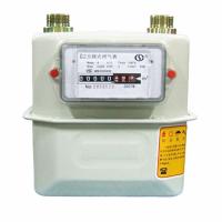 China Integrated Installation Prepaid Gas Meter Domestic Diaphragm With Metal Case on sale