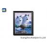 China Lovely 3d Animal Picture With Black Frame , Lenticular 3d Stereograph Printing wholesale