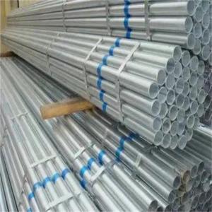 DC53D Z200 Galvanized Steel Pipe 85mm OD 8mm Thick Hot Rolled Steel Tube Pure White EN