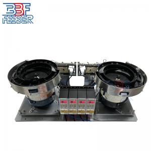 China Double Vibratory Parts Feeder Small Plastic Parts Vibratory Feeding Systems supplier