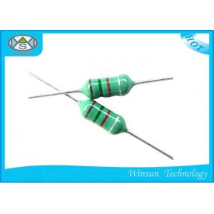 Green LGA Color Code Fixed Inductor Small Size 0204 - 0510 With Epoxy Resin Coating