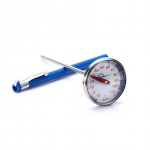 Stainless Bimetal Roasted Instant Read BBQ Thermometer With Blue Color Housing