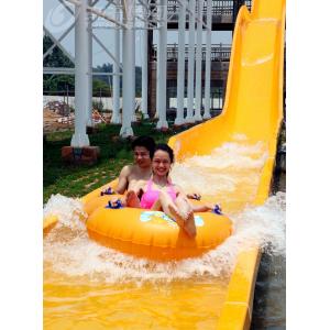 China High Speed Fiberglass Water Slides / Ashland Gel Coat Outdoor Pool Slides supplier