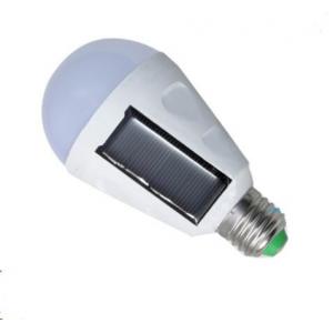 China led solar bulb with Li-battery for camping outdoor use IP65 emergency rechargeable led bulb 7W 12W  E27 B22 supplier