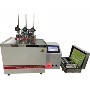China Plastics Vicat Temperature Testing Machine With ±0.2°C Temperature Control supplier