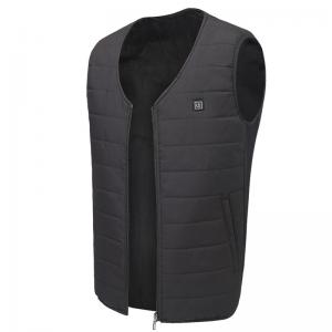 China Polyester Heated Waistcoat Adjustable Women Heated Massage Vest Electric Heating Vest supplier