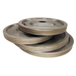 China Optimized Double Groove Glass Processing Grinding Wheels Surface PBLOG supplier