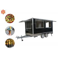 China 3000w Power Mobile Catering Trailer Custom Stainless Steel Street Food Truck on sale