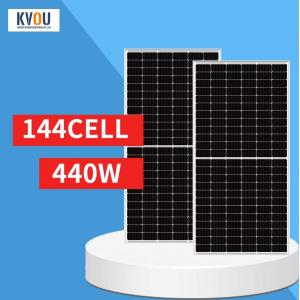 Commercial 440W Monocrystalline Solar Panel Double Glass PV Module