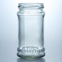 China Unique Design 100ml 300ml 500ml Country Honey Glass Jar with Lid Clear Glass Products on sale