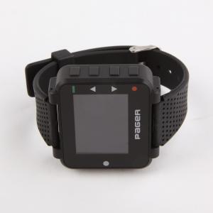 137-930 MHZ wireless strong signal intensity wrist watch  pager for restaurant ,hospital, office and so on.