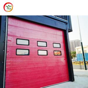 China Modern Designed Automatic Sectional Thermal Insulation Steel Overhead Garage Door Manufacturer's Safely Warehouse Application wholesale