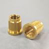 China Straight Knurled Brass Threaded Insert Nut High Strength And Versatility wholesale