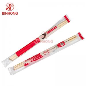 OPP Wrapped 6.0mm Round Bamboo Chopsticks For Churches