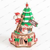 China Sedex Certified Christmas Gift Kids Wooden Music Box on sale