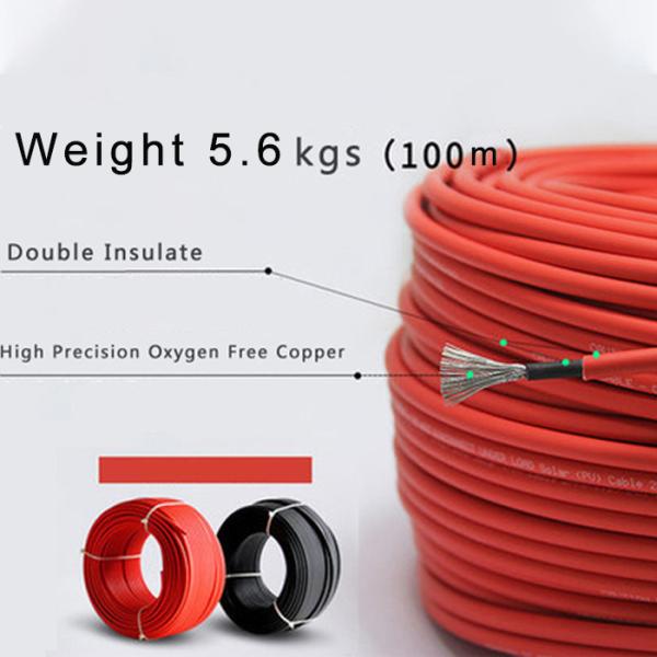 Chaqueta solar estándar del conductor de cobre XLPE del alambre del cable PV1-F 1x4mm2 del TUV DC picovoltio
