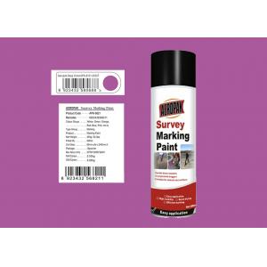 Deep Viole Marking Spray Paint , Survey Marking Paint For Bitumen 235g