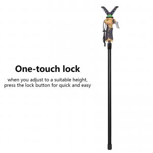 China Monopod Black Hunting Shooting Stick For Outdoor Activities Photography supplier