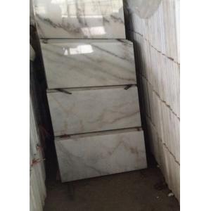 China Guangxi White marble polished 240x140cm tile slab gloss floor tiles window sill supplier