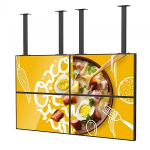 Big LCD Splicing Wall Hanging Video Screen Monitor 55 Inch For Shop Window