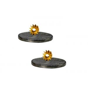 2.0mm M0.3 Helical Drive Gear T11 AGMA Class 10 Levels Brass Alloy