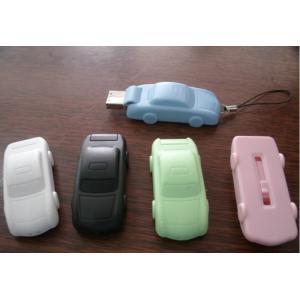 China 2GB to32GB Plastic Memory Stick Drive,Lovely Car-shaped USB Flash Drive Memory Disk supplier