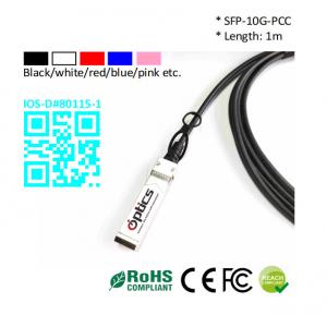 China SFP-10G-DAC1M 10G SFP+ to SFP+ DAC(Direct Attach Cable) Cables (Passive) 1M	10G SFP+ DAC PCC supplier