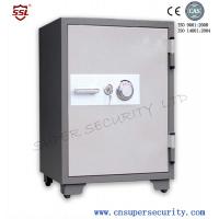 China Powder Coating 65L security Fire Resistant Safe box with 28 / 25mm 2 Dead Bolts for stock / shares markets on sale
