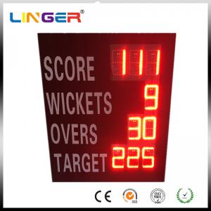 China Waterproof Iron Cabinet Portable Electronic Cricket Scoreboard Low Power Consumption wholesale