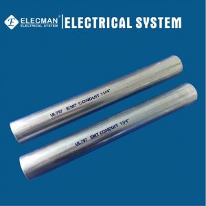 Hot Dipped Galvanized Steel EMT Conduits For Electrical Cable UL797 ANSI 80.3