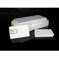 China White Blank Chip Custom Contacted Smart Card, Business Cards With ISO on sale