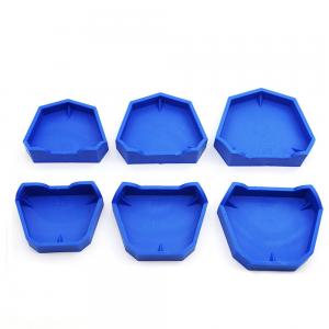 Blue PVC Material Dental Impressions Trays Base Former With 3 Sizes