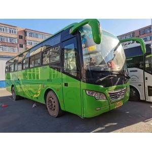 Used Coach Bus Double Doors 43 Seats Used Young Tong Bus ZK6102D Front Engine