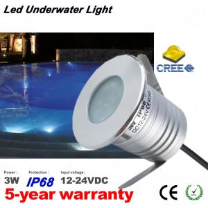 China Small Low Voltage 12V Recessed Led Swimming Pool Light RGB IP68 Underwater Pool Lights Outdoor Landscape Lighting supplier