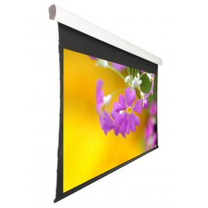 China Tab Tensioned motorized front projection screen 120 inch for hotels ,  business centers supplier