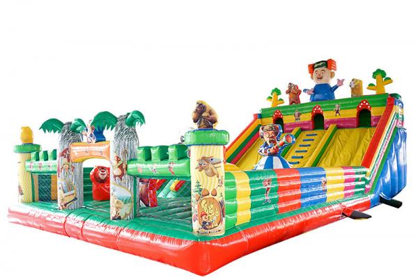 Colorful Entertainment Infant Amusement Park Slide Large Size Environmentally