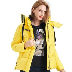 FODARLLOY foreign trade ladies warm hooded cotton-padded clothes women slim long down winter coats