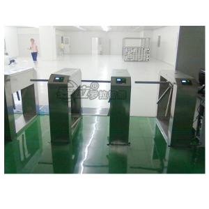 China Electric Stainless Steel Access Control Turnstiles , Revolving Tripod Barrier Gate wholesale