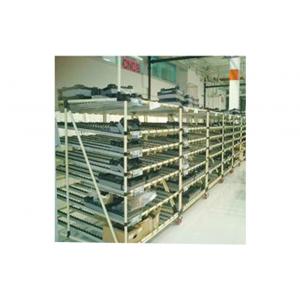 China Storage Modular PE Coated Steel Pipe Rack , Roller Track Pipe Racking System supplier