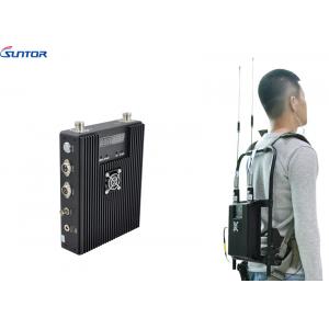 China 3 Watts COFDM Wireless Transmitter , Long Distance Radio Transmitter Dual Antenna supplier