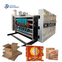 China Automatic Feeding Carton Box Printer Die Cutter Slotter Of Water Ink For Taco Box Making on sale