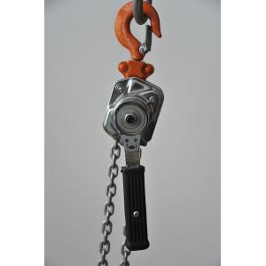 China 0.25 Ton 1 Meter Portable Mini Chain Lever Hoist For Car , Boat , Construction supplier
