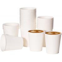 China OEM Single Wall Paper Coffee Cup Disposable With Embossing UV Coating Printing on sale