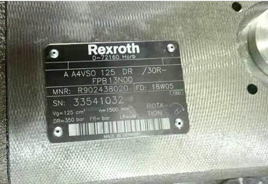 Rexroth A4VSO125DR/30R-PPB13N00 A4VSO125EO2/30R-PPB13N00 A4VSO125DRG/30R