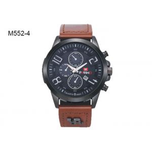 Chronograph Date Men's Quartz Watch  Stainless Steel Case Back Casual Watch M552