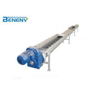 High U Trough Shaftless Screw Conveyor For Waster Water Sludge Treatment