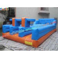 China PVC Inflatable Bungee Run Triple Lane,Three LaneInflatable Sports Games Bungee on sale