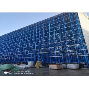 Pallet Rack Clad Warehouse Buildings ASRS System 2000kg
