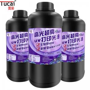 China Hard Soft  Epson UV Varnish Liquid For UV Printer Ricoh Konica High Transparency supplier