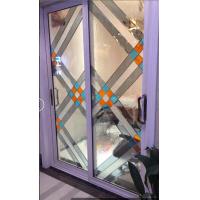 Decorative Front Door Glass Inserts With Color Glass  Door Leaded Glass Factory 15 Years Of Production Experience